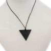 Shungite "Female" Triangle pendant - Crystal Dreams
