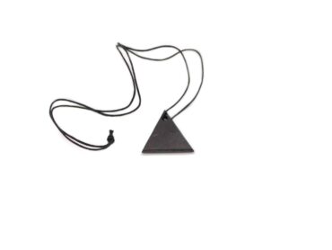 Shungite "Male" Triangle Pendant - Crystal Dreams