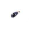 Sodalite Tumbled Pendant Sterling Silver