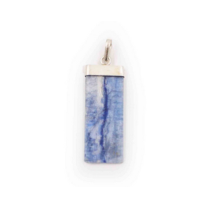 Blue Kyanite “Polished” Sterling Silver Pendant