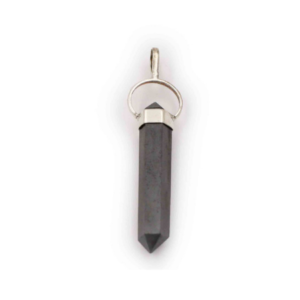 Hematite “Double Point” Sterling Silver Pendant