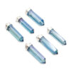 Aqua Aura "Point" Pendant Sterling Silver - Crystal Dreams