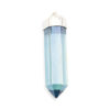 Aqua Aura "Point" Pendant Sterling Silver - Crystal Dreams