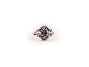 Amethyst Marquise Ring In Sterling Silver - Crystal Dreams
