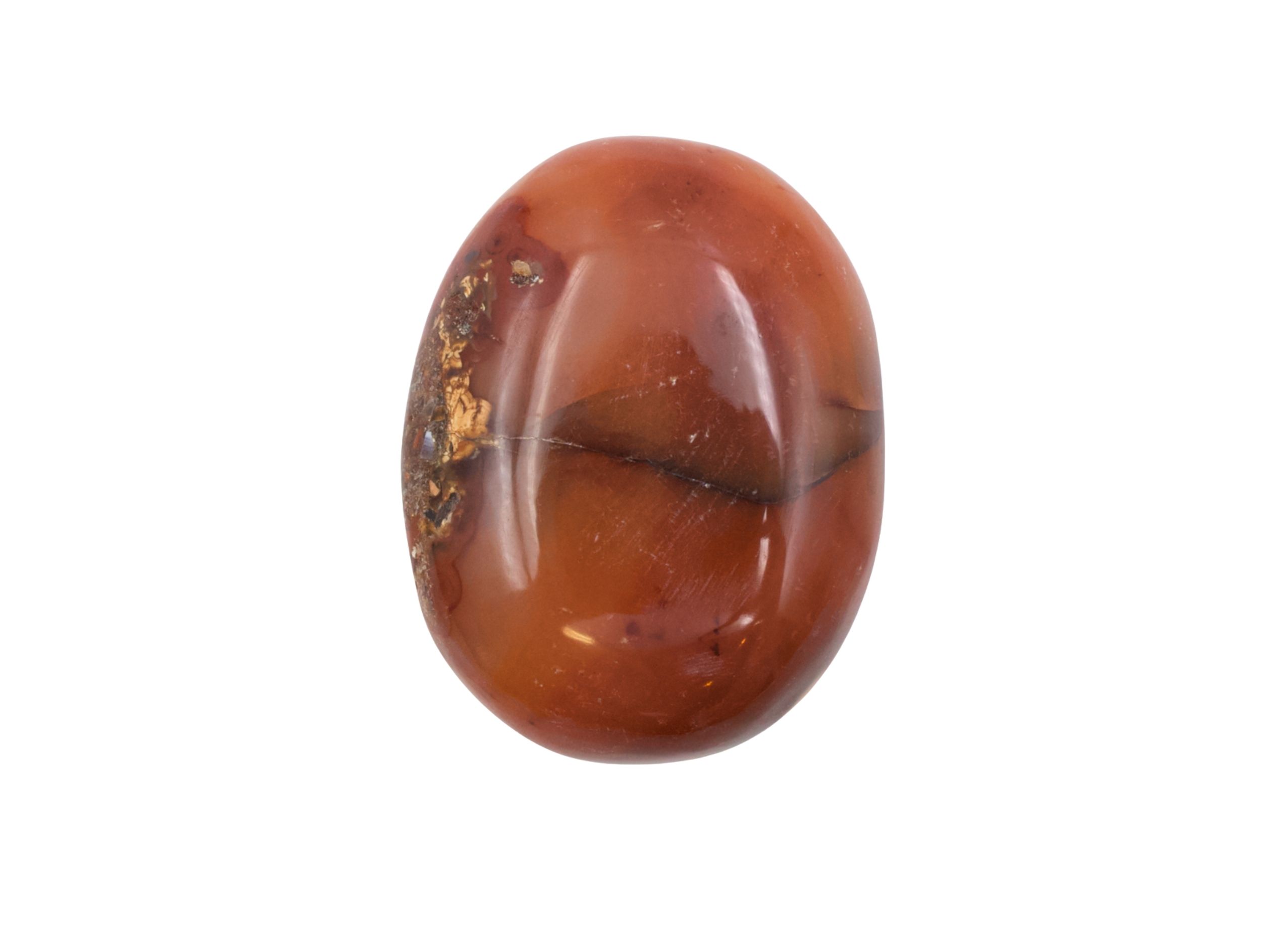 Carnelian Palm Stone- Crystal Dreams