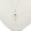 Clear Quartz "Double Point" Pendant Sterling Silver - Crystal Dreams
