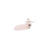 Rose Quartz "Dolphin" Point Pendant Sterling Silver- Crystal Dreams