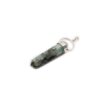 Emerald "Twin Point" Sterling Silver Pendant- Crystal Dreams