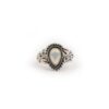 Opal Drop Sterling Silver Ring - Crystal Dreams