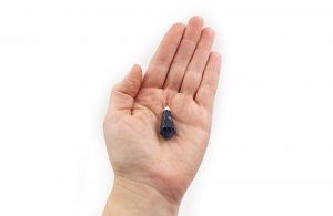 Sodalite “RG” Point Sterling Silver Pendant