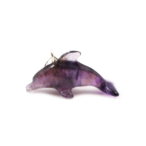 Amethyst “Dolphin” Sterling Silver Pendant