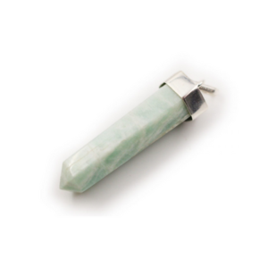Amazonite Point Sterling Silver Pendant