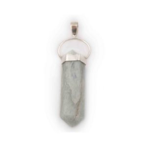Aquamarine “Double Point” Pendant Sterling Silver
