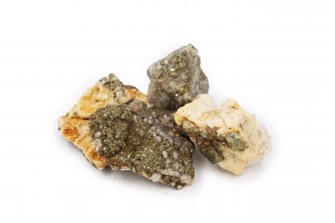 Calcite, Pyrite & Fluorite Rough - Crystal Dreams