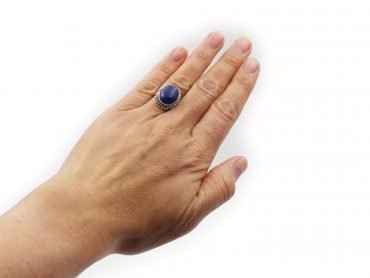 Lapis Lazuli Genuine Sterling Silver Ring - Crystal Dreams