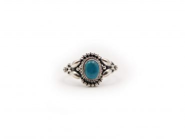 Malachite and Chrysocolla Sterling Silver Ring - Crystal Dreams