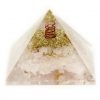 Pink Rose Quartz orgone pyramide - Orgonite (M) 30-40mm - Crystal Dreams