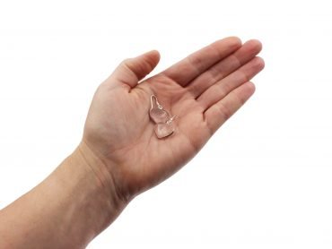 Rose Quartz Single Heart Silver Earrings - Crystal Dreams