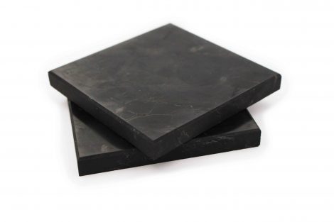Shungite tile square plate - Crystal Dreams