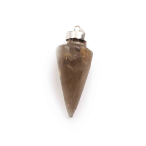 Pendentif quartz rutile “pendule” en argent sterling