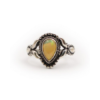 Opal "Tear" Sterling Silver Ring- Crystal Dreams