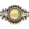 Opal "Round" Sterling Silver Ring - Crystal Dreams