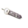 Lepidolite Twin Pendant Sterling Silver