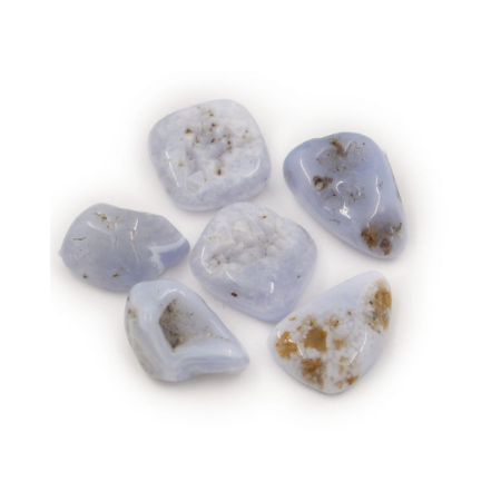 Blue lace agate roulee tumbled
