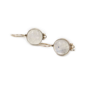 Moonstone “Single” Sterling Silver Earrings