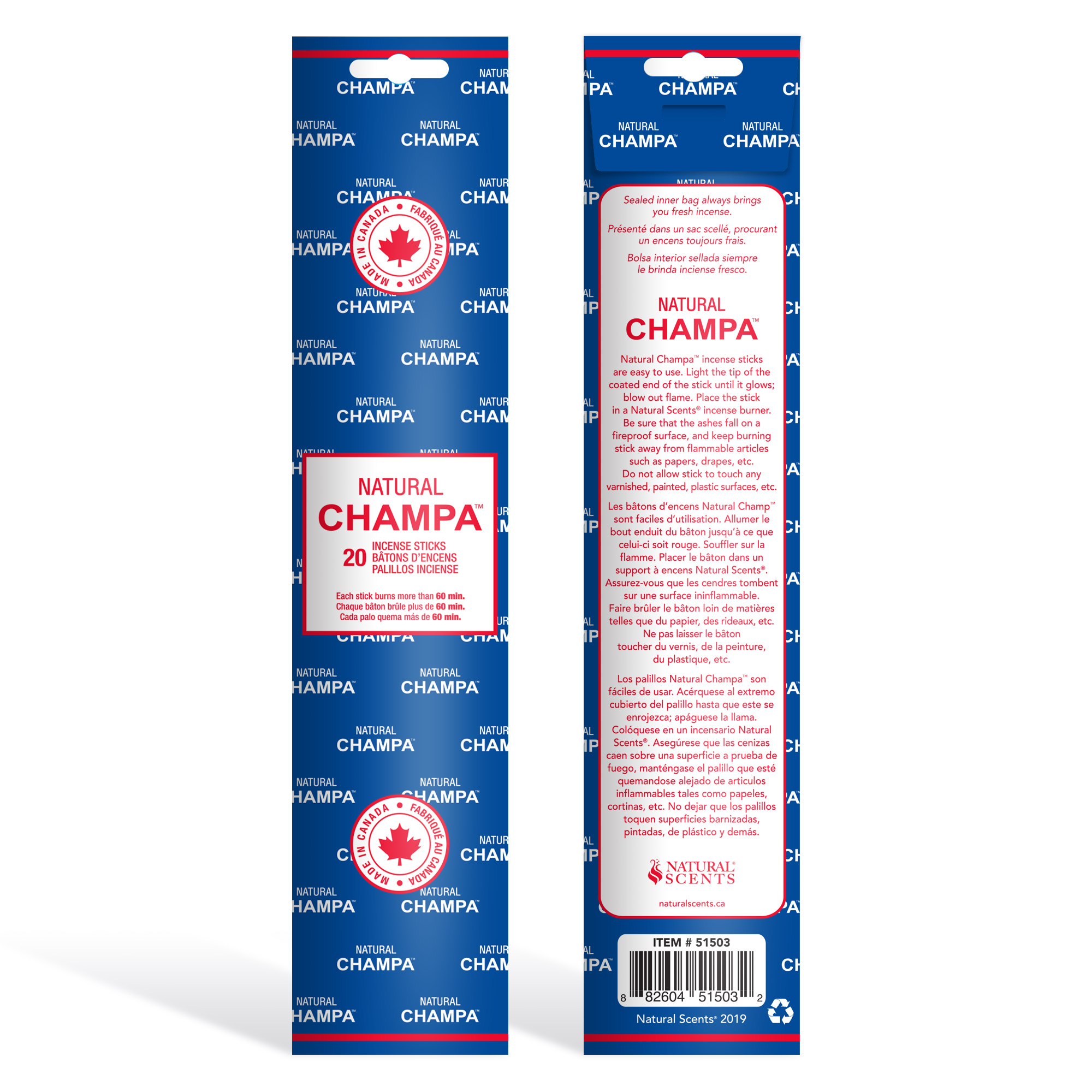 Natural Champa Incense - Crystal Dreams