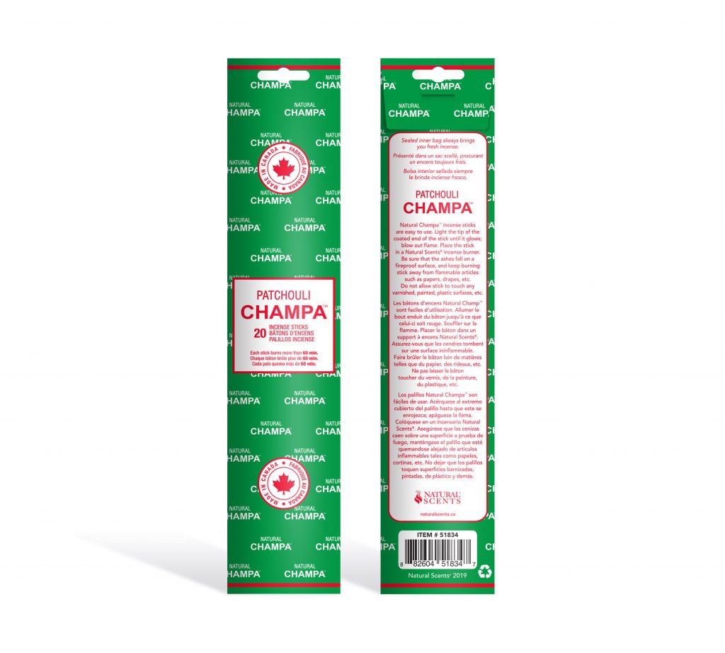 Patchouli Champa Incense - Crystal Dreams