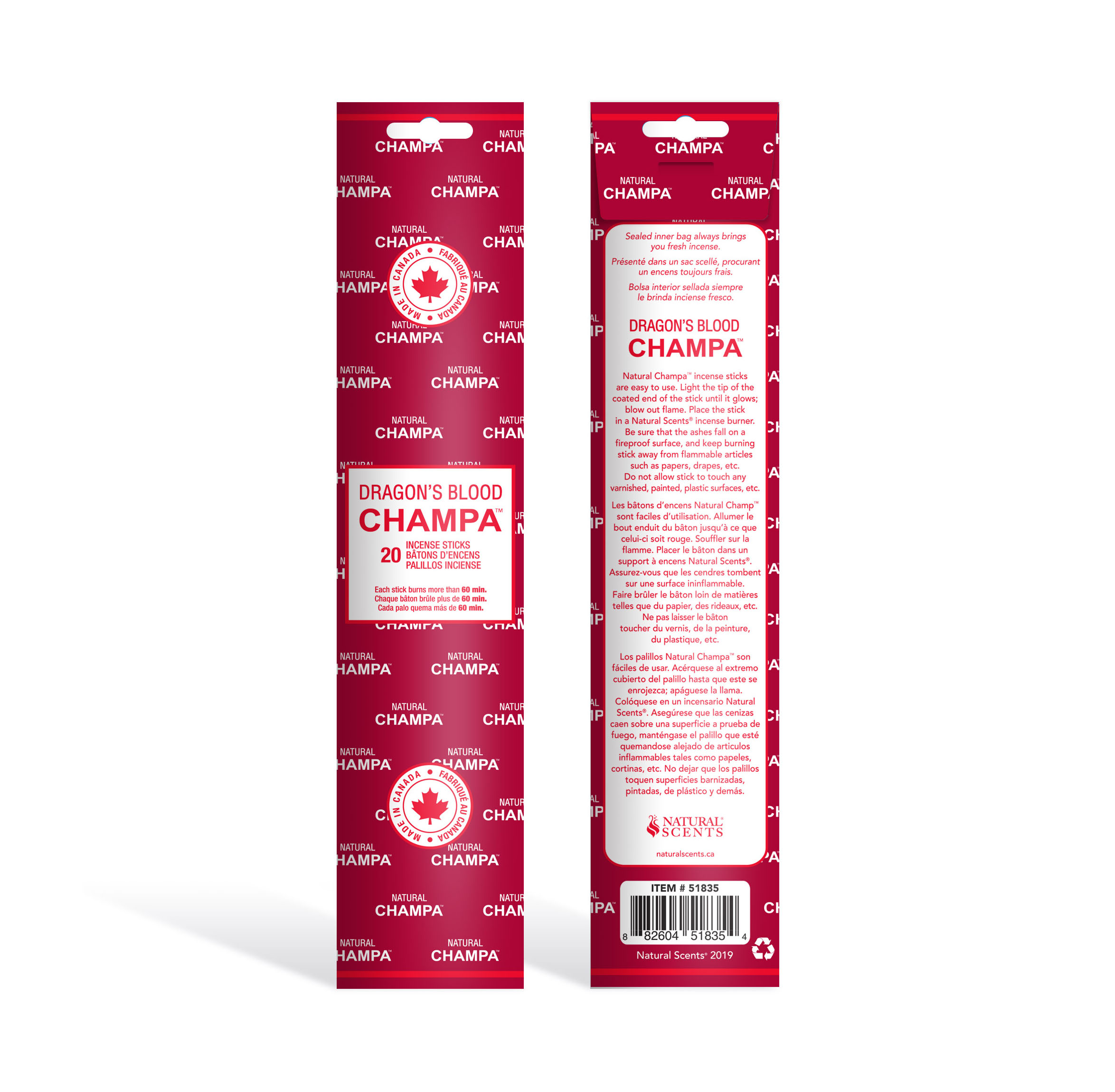 Dragons Blood Champa Incense - Crystal Dreams