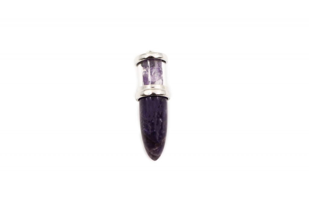 Amethyst Bullet Pendant- Crystal Dreams