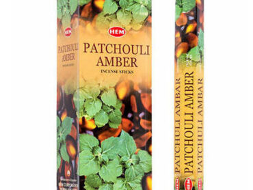 Hem Hexa Patchouli Amber Incense - Crystal Dreams