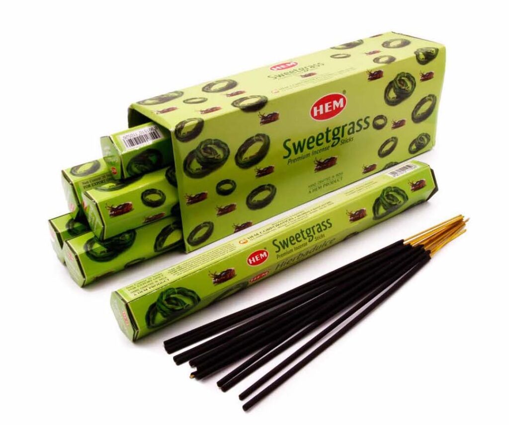 Hexa Hem Sweetgrass Incense - Crystal Dreams