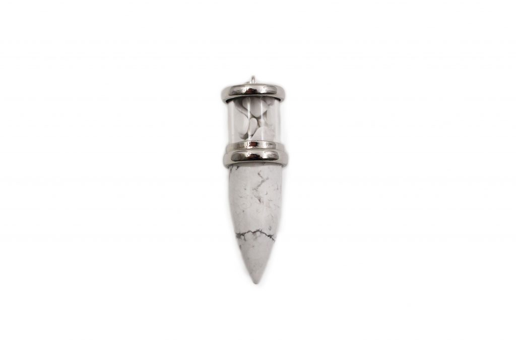 Howlite Bullet Pendant - Crystal Dreams
