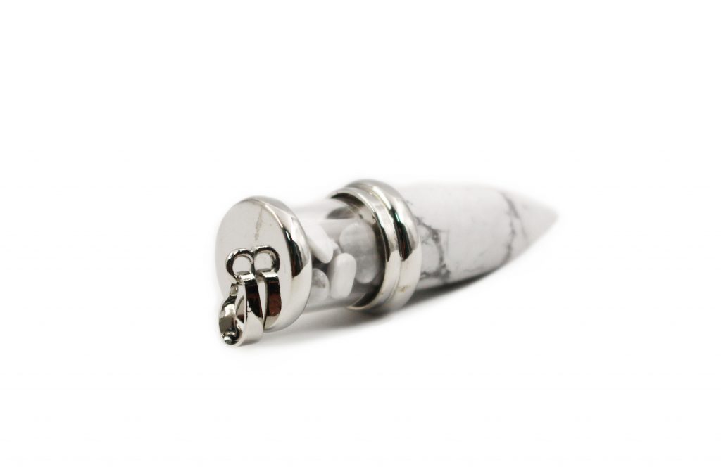 Howlite Bullet Pendant - Crystal Dreams