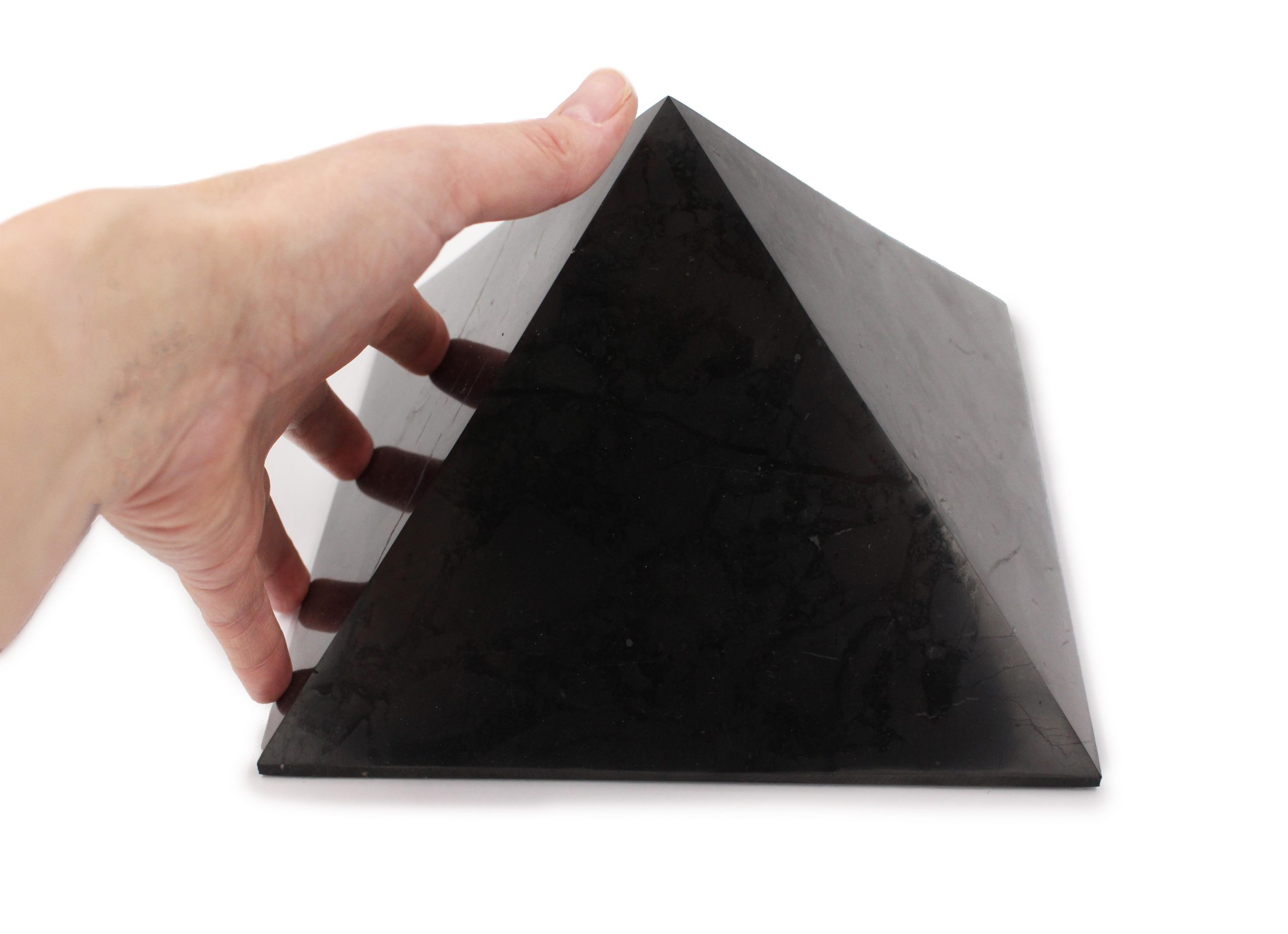 Shungite Pyramid (XL) - Crystal Dreams
