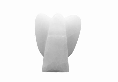 Large Selenite Angel Lamp - Crystal Dreams
