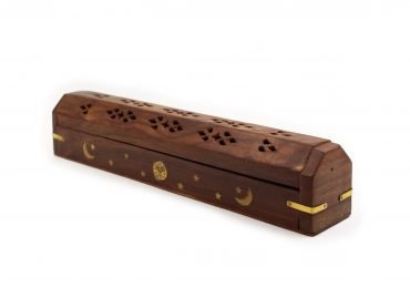 Wood Incense Chest Holder - Crystal Dreams