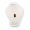 Black Tourmaline "Rough" Pendant Sterling Silver- Crystal Dreams