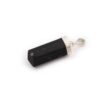 Black Tourmaline "Rough" Pendant Sterling Silver- Crystal Dreams