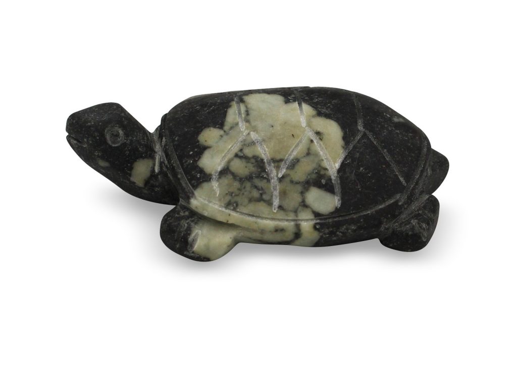 Chrysanthemum Turtle Carving - Crystal Dreams