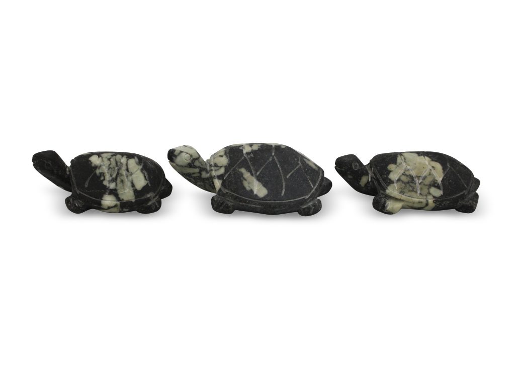 Chrysanthemum Turtle Carving - Crystal Dreams