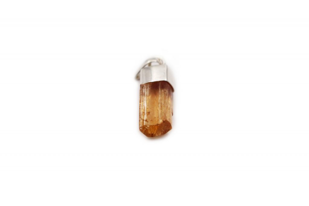 Imperial Topaz Pendant Silver - Crystal Dreams