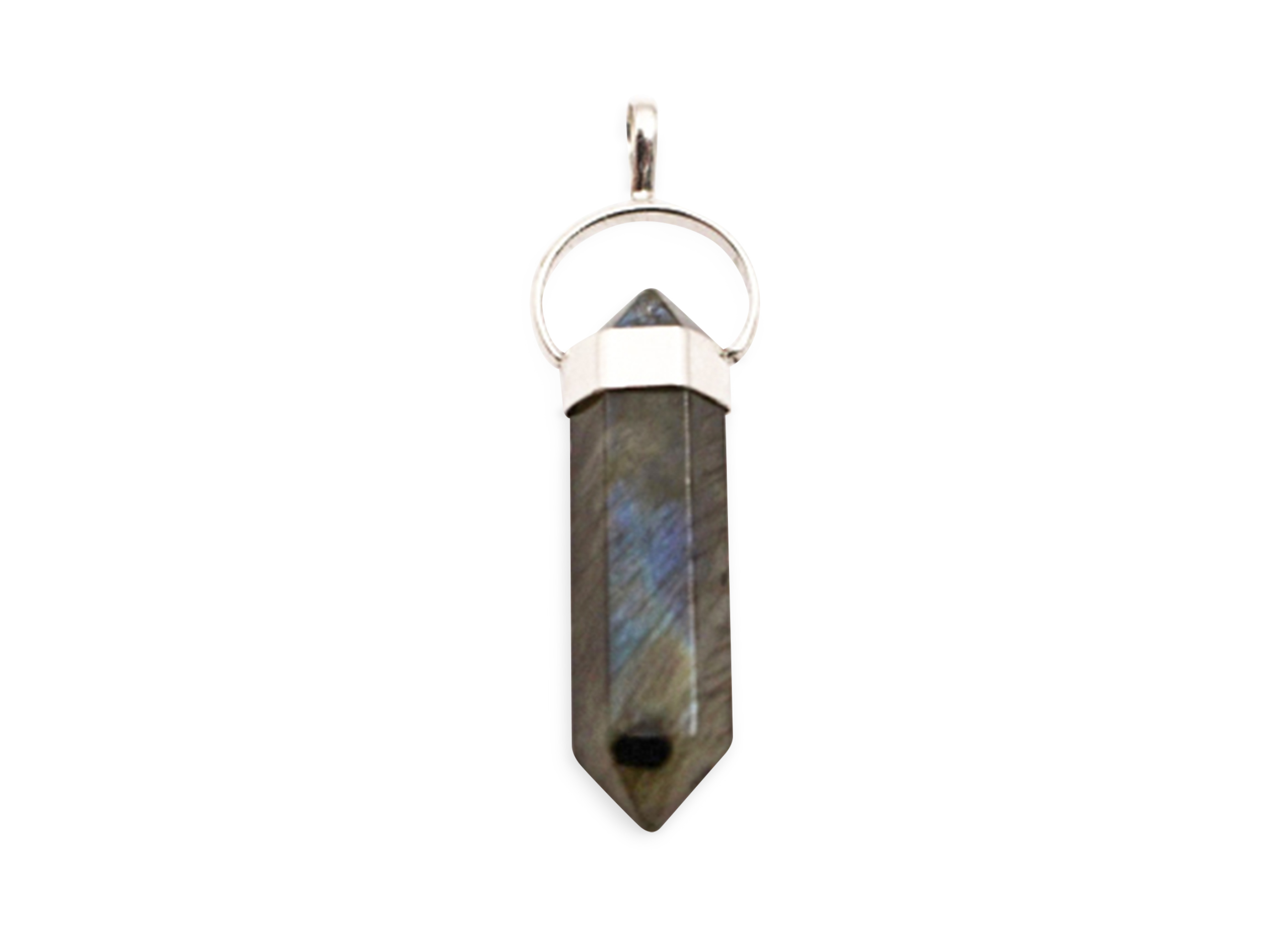 Labradorite "Twin/double Point" Sterling Silver Pendant - Crystal Dreams