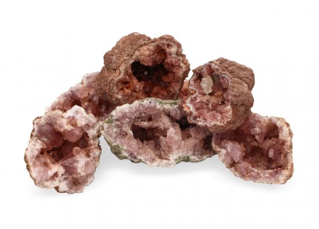 geode rose quartz