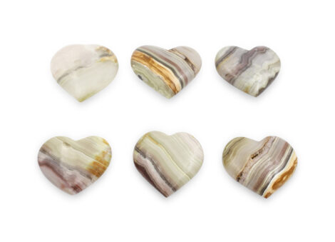 Banded Calcite Heart - Crystal Dreams
