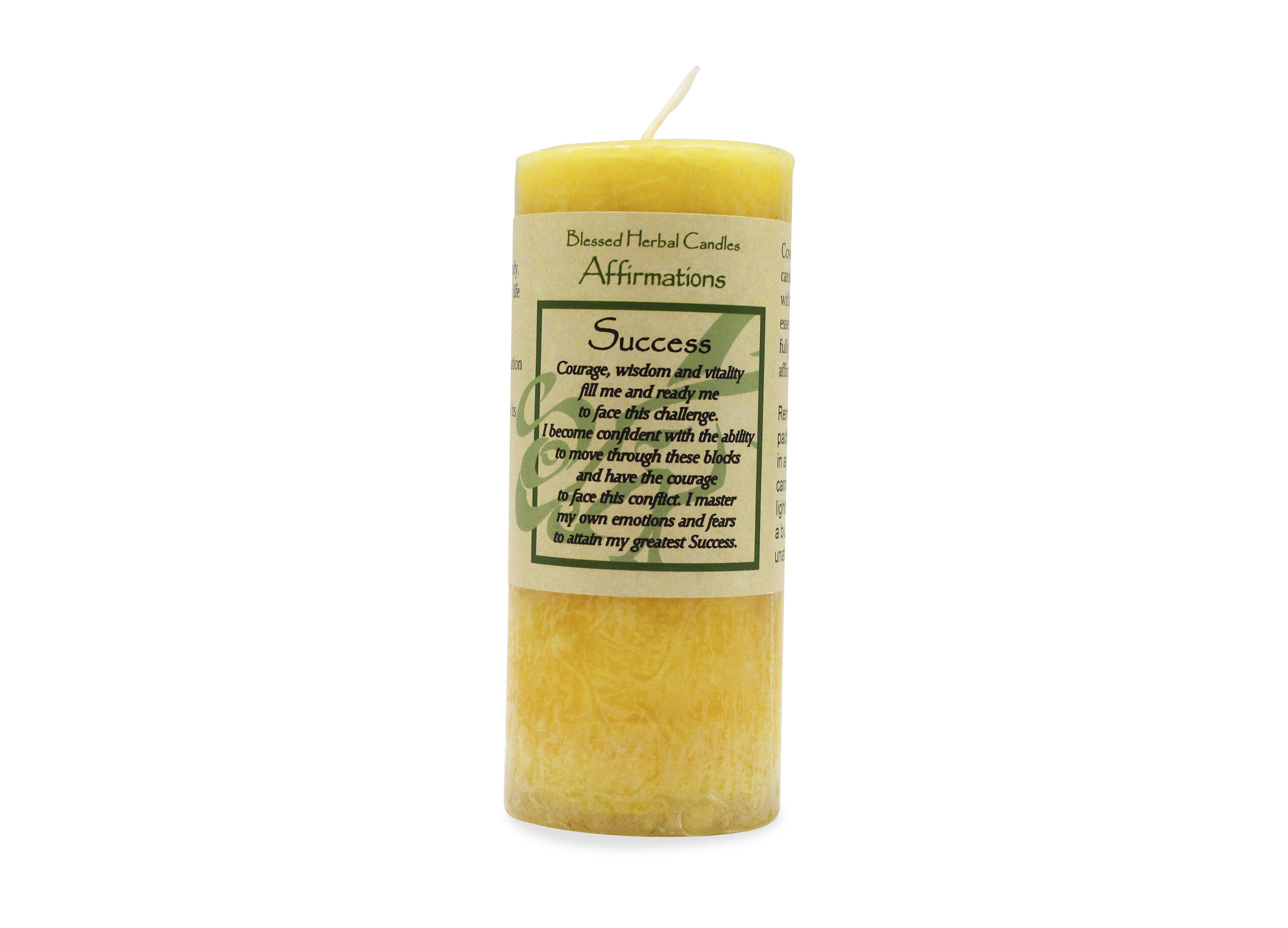 Blessed herbal candles success - Crystal Dreams