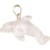 Clear Quartz Dolphin Pendant Sterling Silver - Crystal Dreams